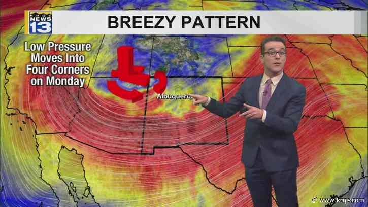 Colder start with less-gusty winds & a mild day