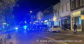 Major police presence after man in his 30s stabbed on busy Surbiton road