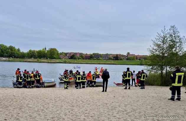 FW Lüchow-Dannenberg: +++ Tragisches Unglück auf dem Gartower See +++ Großeinsatz mit über 100 Einsatzkräften +++ Vater tödlich verunglückt +++