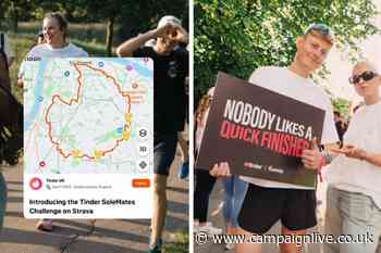 Tinder campaign helps people find their ‘solemates’ through running