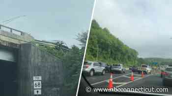 Crash on Route 8 South in Naugatuck causes significant traffic delays