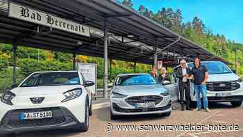 Carsharing in Bad Herrenalb: Die drei Fahrzeuge stehen bereit