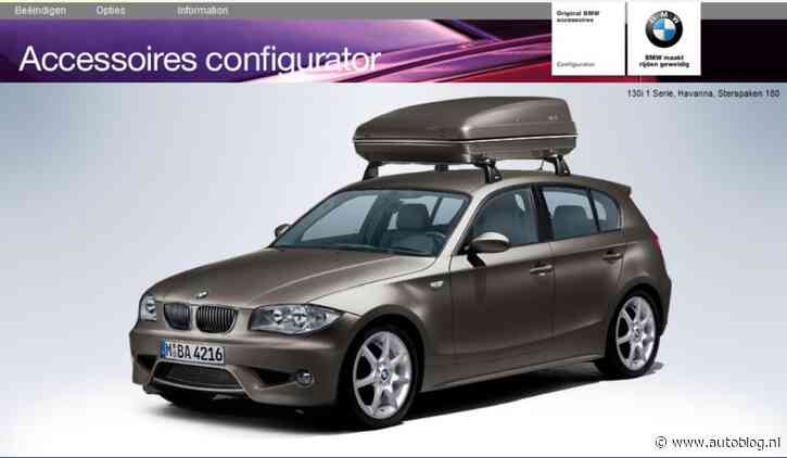 Configureer een BMW alsof het weer 2005 is