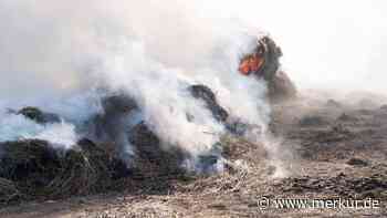 Großbrand auf Bauernhof in Bayern ausgebrochen – Landwirte werden zu Rettern