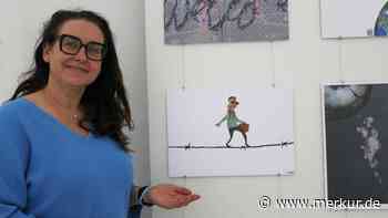 Wanderausstellung internationaler Kunstschaffender zum Thema Flucht in der Mang-Box der Sankt-Mang-Kirche