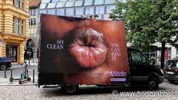 Provokante OOH-Kampagne: So clever wirbt Bidetlity mit Kussmündern für Poduschen