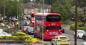Woman rushed to hospital with severe head injury after Carshalton crash