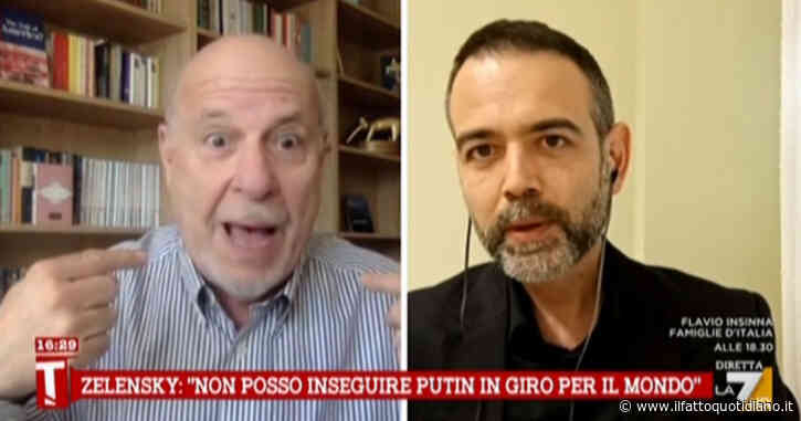 Ucraina, scontro Borgonovo-Friedman. “Volenterosi Ue? Come gli umarell ai cantieri”. “Sei rossobruno come Di Battista”. Su La7