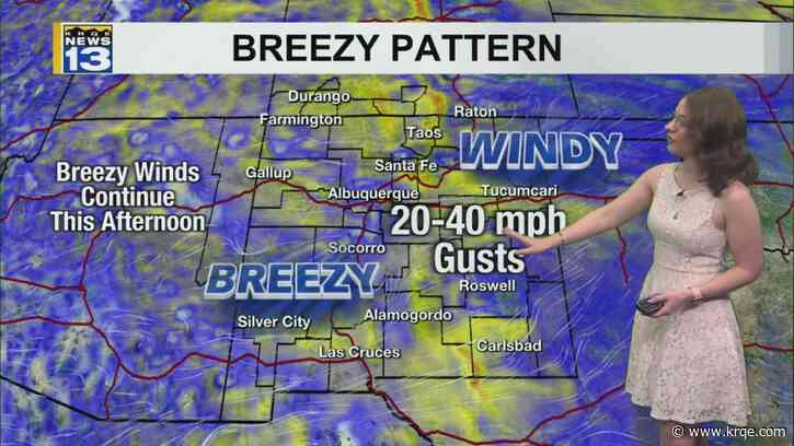 Warm afternoon with lighter winds