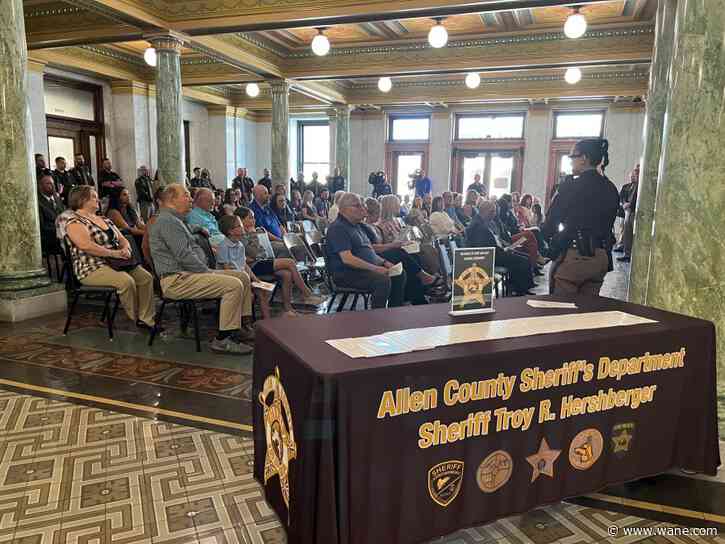 Civilians, officers honored for heroic crash response during Allen County Sherrif's Law Day