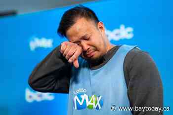 B.C. winner of record $80M lottery jackpot quits job, vows to give back to community