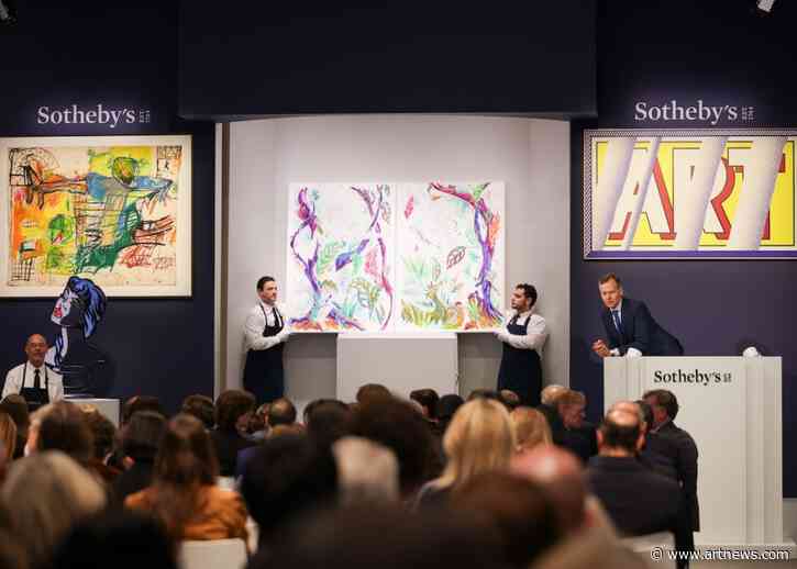 Blue-Chip Artists Help Sotheby’s Three-Pronged Finale to a Solid $186.1 M. Total