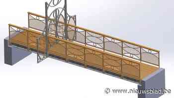 Bereikbaarheid park Vordenstein verzekerd dankzij nieuwe sierlijke brug met poort in cortenstaal