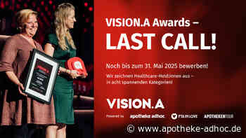 VISION.A Awards 2025: Einreichungsfrist bis 31. Mai verlängert