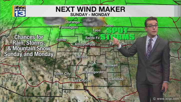 Warming up before next dusty system arrives