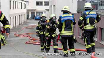 Zweites Feuer an einem Tag: Brand in Schreinerei in Lechhausen