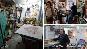 Uitgestippelde fietstochten leiden langs meer dan 60 deelnemers aan Atelier in Beeld