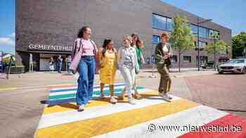 Regenboogzebrapad aan gemeentehuis Sint-Katelijne-Waver ingehuldigd: “Het is een duidelijk signaal”
