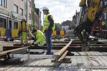 MIVB vernieuwt 30 jaar oude tramsporen in Evere