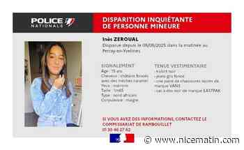 Disparition inquiétante d'Inès, 15 ans: l'adolescente n'a plus donné signe de vie depuis 11 jours