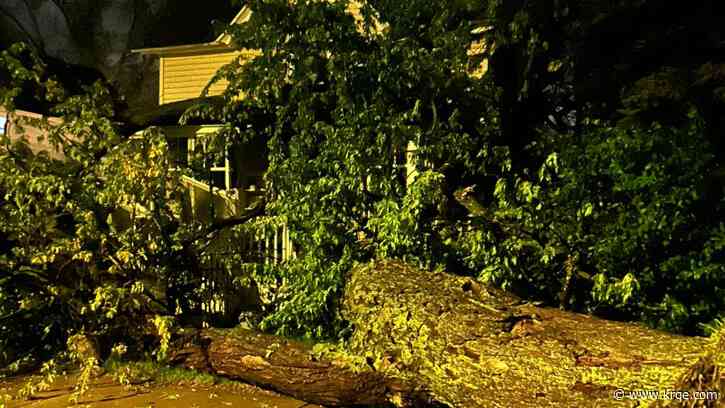 Clean up begins after strong storms rip through West Michigan