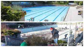 Endspurt im Waldkraiburger Waldbad: Das bleibt bis zur großen Eröffnung noch zu tun