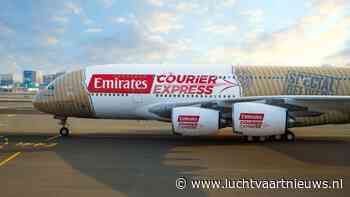 In beeld: Emirates maakt van A380 een vliegend pakketje
