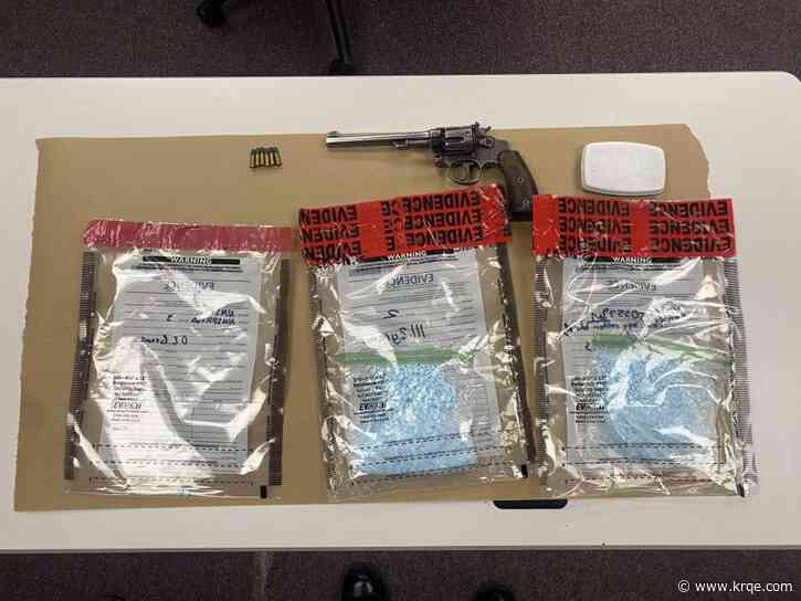 New Mexico State Police arrest woman found with drugs, cash and a gun