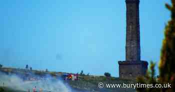 Teenagers arrested after fire breaks out on Holcombe Hill