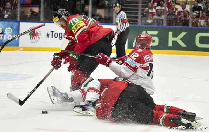 Austria beats France and Denmark routs Hungary at ice hockey worlds