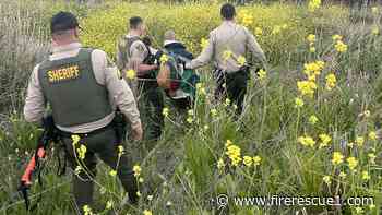 'Exhibiting odd behavior': Calif. deputies arrest man armed with sword, starting brush fire