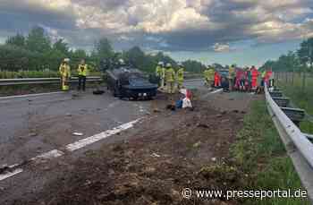 POL-STD: Vier zum Teil schwer verletzte Autoinsassen bei Unfall auf der Autobahn 26