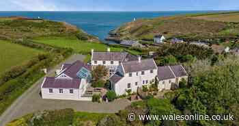Inside the charming mansion on a coastal headland with mesmerising sea view
