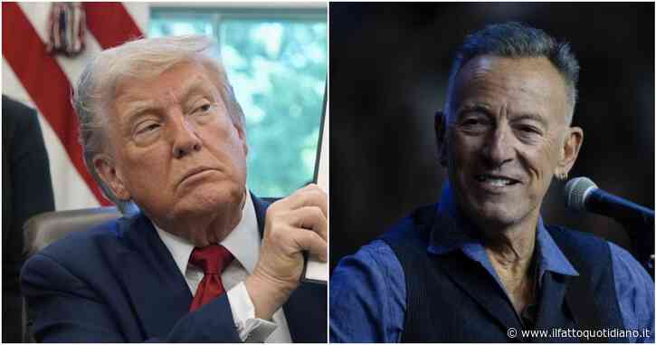 Trump replica alla critiche di Bruce Springsteen e attacca: “È una prugna secca, stia zitto”