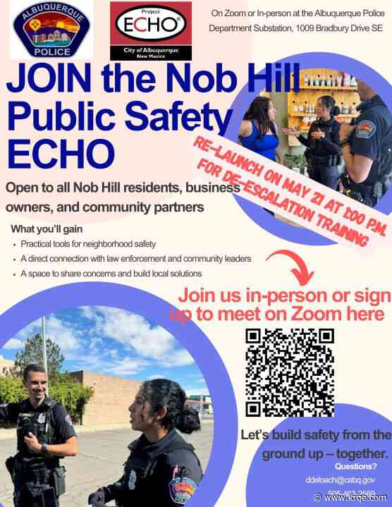Albuquerque police relaunching community safety meetings in Nob Hill