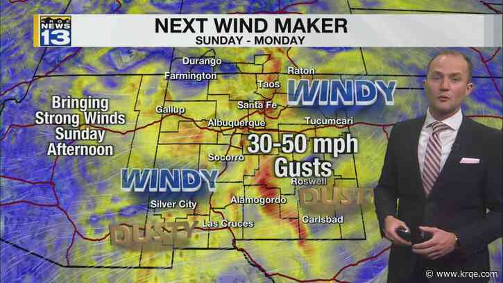 Windy weather returns this weekend across New Mexico
