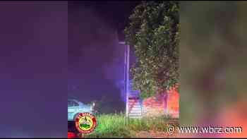 One person arrested for arson after abandoned structure burned