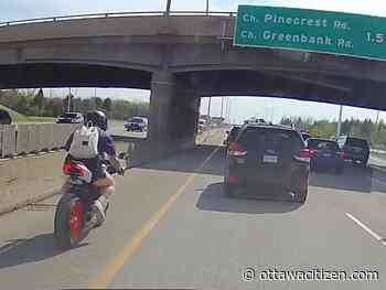 Motorcyclist charged over incident that injured OPP officer