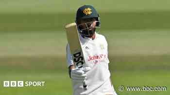 Hameed's double ton puts Notts in charge at Durham