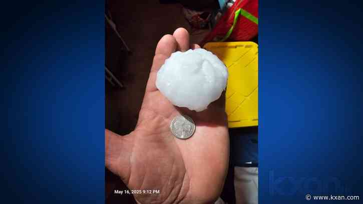 PHOTOS: Hail, storm damage reported in Central Texas