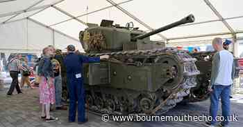 Churchill tank returns to birthplace in town centre