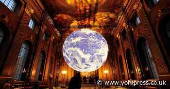 Giant revolving globe artwork to be displayed in Harrogate church