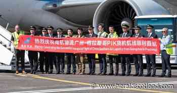 Prestwick Airport hails arrival of China Southern in 'first'