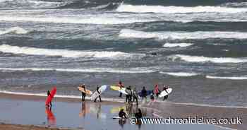 Surfers Against Sewage 'paddle-out' in Tynemouth over water quality fears