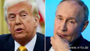 Gespräch über Waffenruhe: Trump: Telefoniere am Montag mit Putin