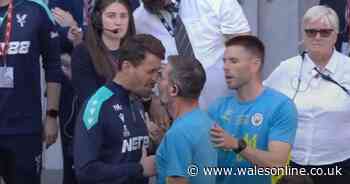 Man City doctor squares up to Crystal Palace coach in 'furious' FA Cup final row
