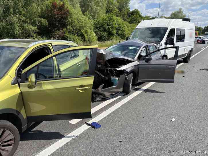 Flink ongeval op de A73 bij Nijmegen
