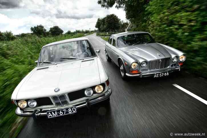 Deze bloedmooie Jaguar XJ6 en BMW 2800 moesten de Mercedes S-klasse aanvallen