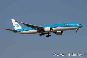 Vlammen uit motor KLM 777 | Video