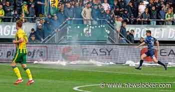 Telstar in halve finale play-offs: wedstrijd definitief gestaakt na ongeregeldheden ADO-fans